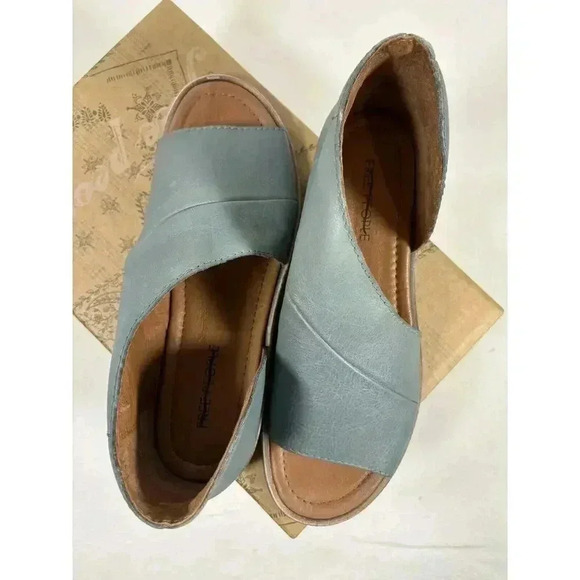 New W/ Box Free People Mont Blanc Blue Grey Size 38.5 (8) Sandals - Picture 5 of 5